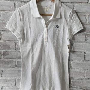NWT Aeropostale Women's White Polo Shirt